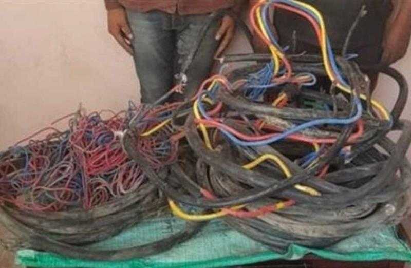 سقوط عصابة سرقة كابلات خطوط التليفونات بالسلام