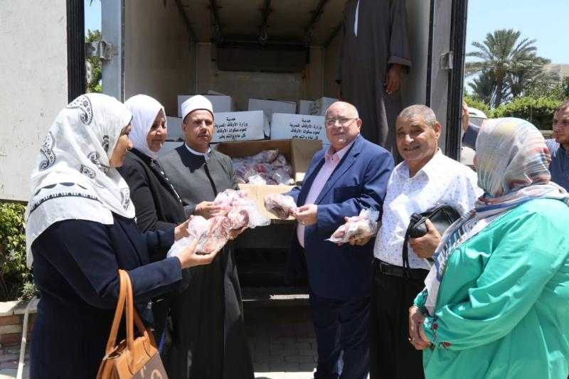 محافظ كفر الشيخ: وصول الدفعة الثالثة من لحوم الأضاحي لتوزيعها على 2000 أسرة