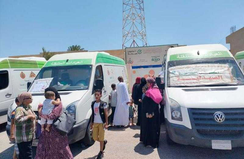 جامعة جنوب الوادء تنظم قافلة طبية بقرية عزبة عبد الرحمن في نجع حمادي