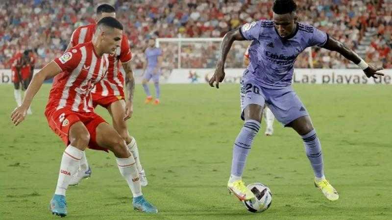 رودريجو وفينيسوس يقودان هجوم ريال مدريد أمام ألميريا بالدوري الإسباني