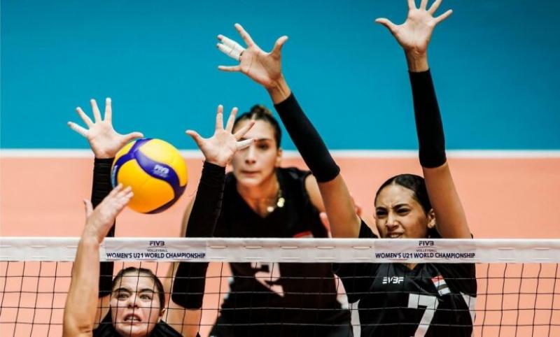 منتخب شابات الطائرة يواجه الأرجنتين اليوم في تحديد مراكز بطولة العالم