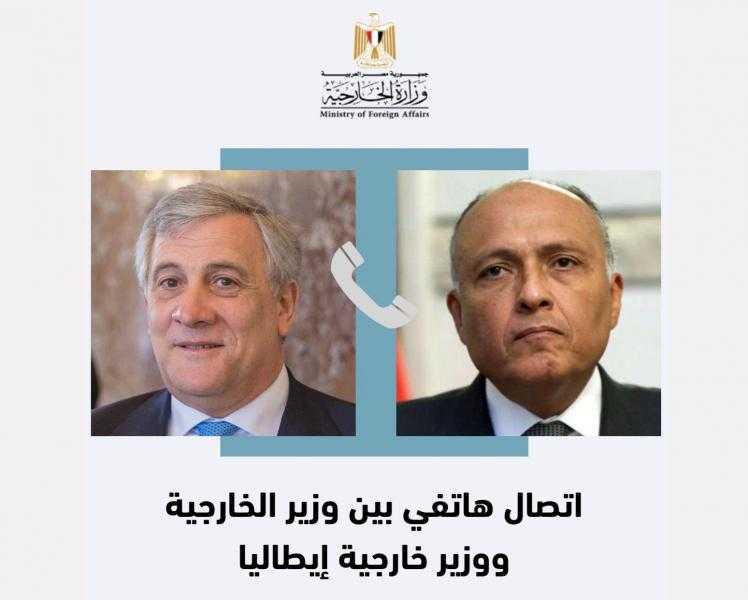 وزيرا خارجية مصر وإيطاليا يبحثان الهجرة غير الشرعية عبر المتوسط