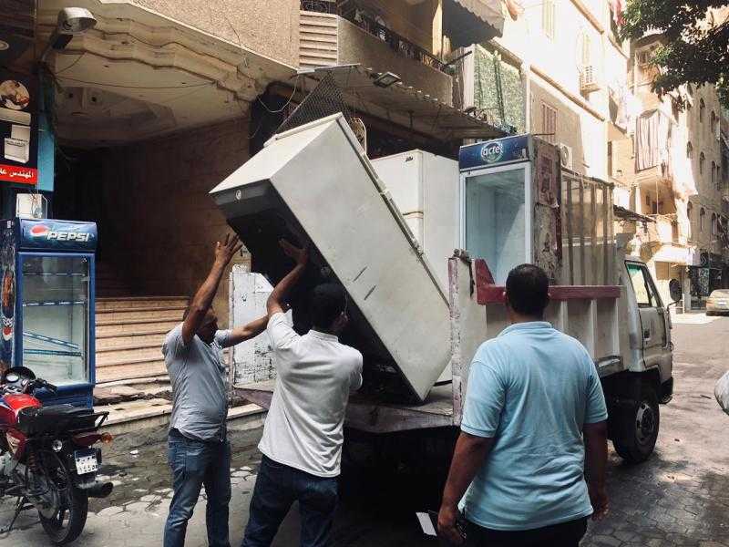 إزالة 223 إشغال طريق في مركز كفر الدوار بمحافظة البحيرة