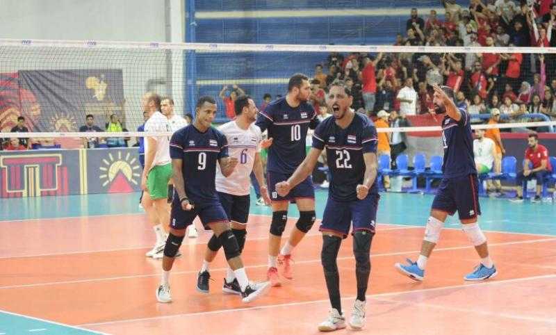 منتخب الطائرة يفوز ببطولة إفريقيا بعد الفوز على الجزائر