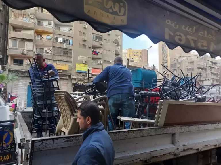 رفع 1428 حالة إشغال خلال حملات مكثفة بأحياء الإسكندرية