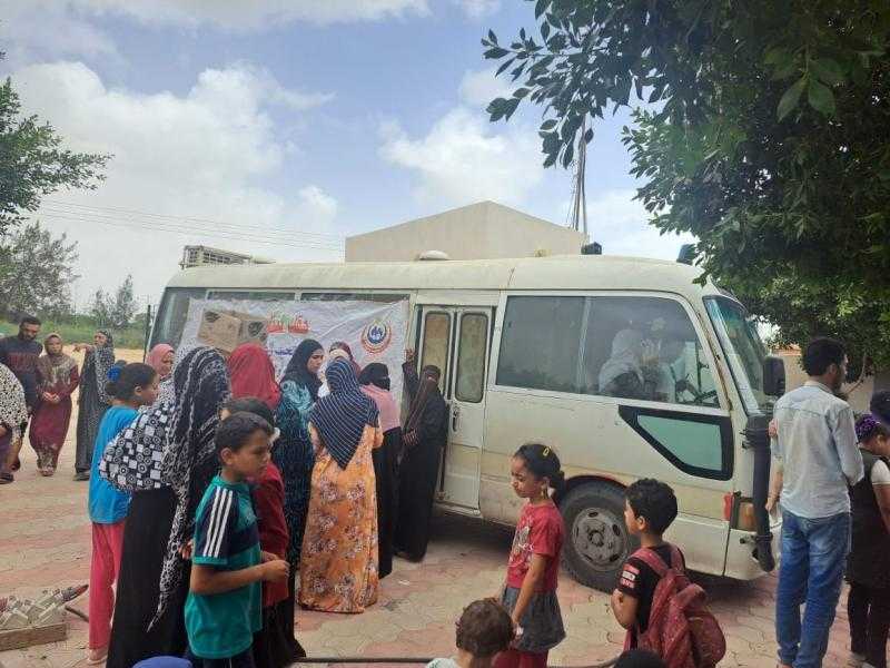 تنظيم قافلة سكانية إلى قرية الإمام مالك في محافظة البحيرة |صور