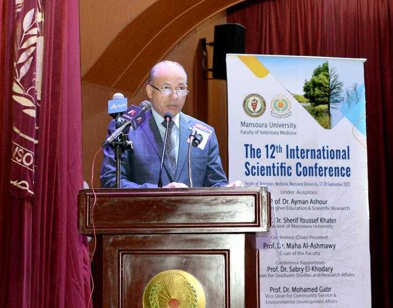 انطلاق المؤتمر الدولي ”دور الطب البيطري في مواجهة تغير المناخ” بجامعة المنصورة