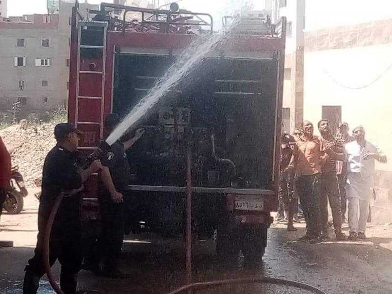 السيطرة على حريق اندلع بأحد المطاعم بالمنصورة