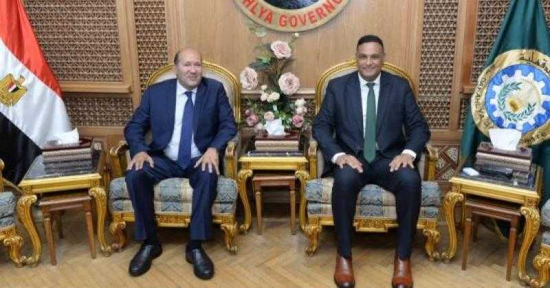 محافظ الدقهلية يستقبل مساعد وزيرة التخطيط والمشرف على جائزة التميز الحكومي