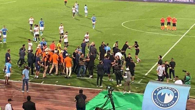 الأوضاع انفجرت وخرجت عن السيطرة.. تفاصيل صادمة عن ”عركة” الزمالك وبيراميدز