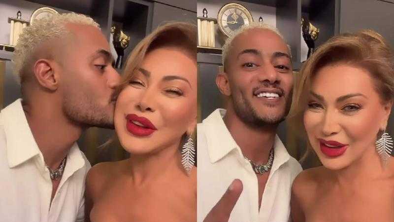 بعد الصلح.. نوال الزغبي تنشر فيديو برفقة محمد رمضان: بموت فيك
