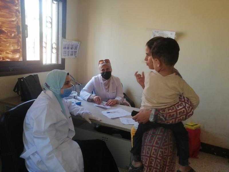 جامعة المنصورة توجه قافلة متكاملة لخدمة أهالي قرية دميانة في بلقاس بالدقهلية