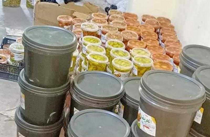 ضبط 20 طن مخللات فاسدة فى وادى النطرون