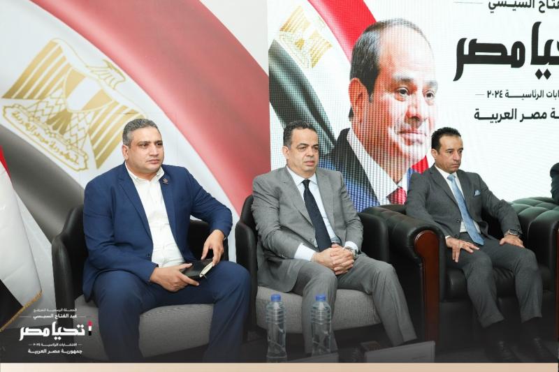 الحملة الرسمية للمرشح الرئاسي عبد الفتاح السيسي تستقبل وفدا من رؤساء الاتحادات الطلابية للجامعات المصرية