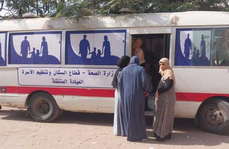 تنظيم قافلة سكانية إلى قرية منشأة ناصر فى محافظة البحيرة