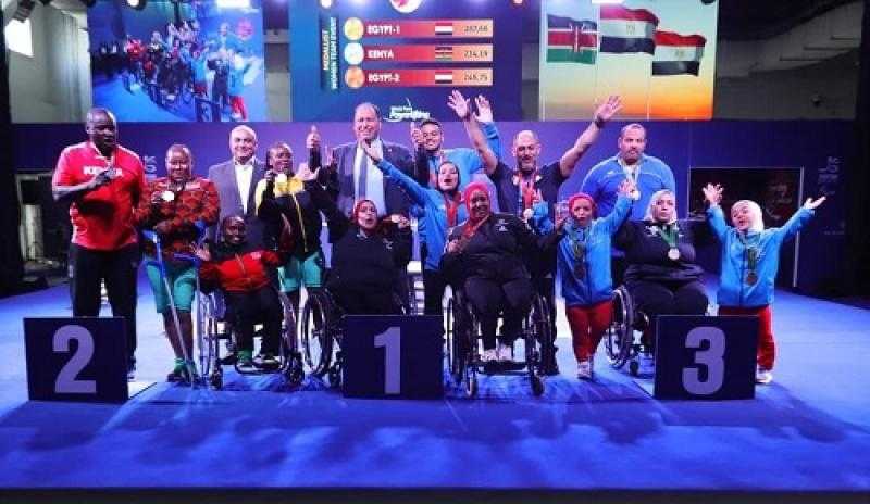 26 ميدالية مصرية في كأس العالم لرفع الأثقال البارالمبي