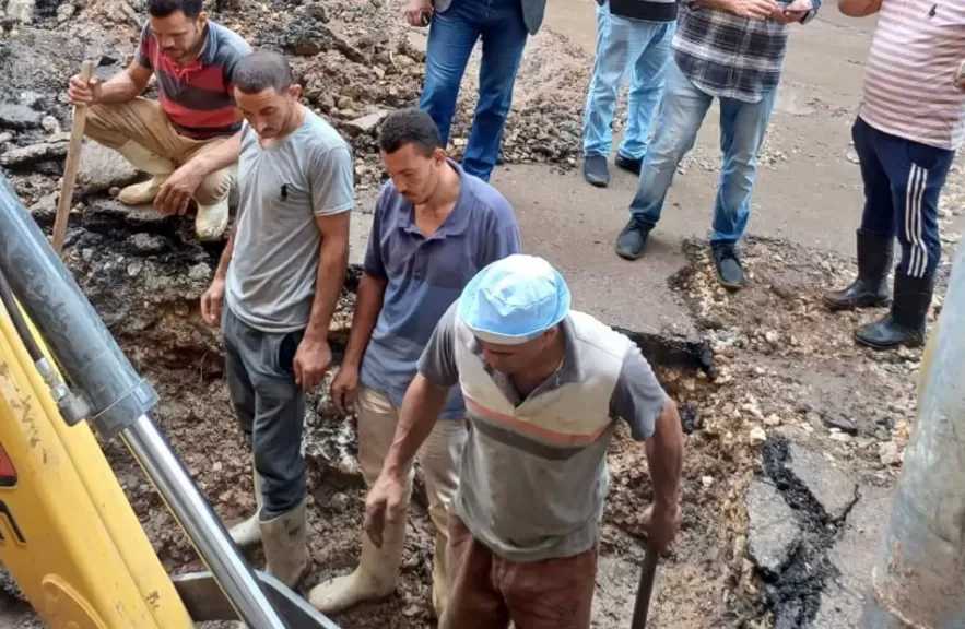 مياه الجيزة: انتهاء إصلاح كسر خط شارع ربيع الجيزي وعودة الخدمة لفيصل والهرم تدريجيا