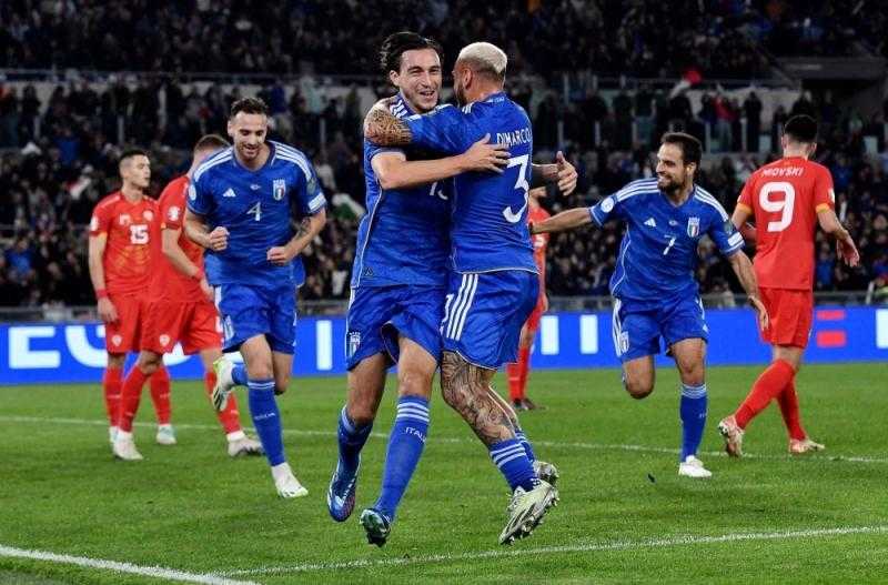 المنتخب الإيطالي يفوز على مقدونيا الشمالية ويحافظ على فرصه في التأهل ليورو 2024