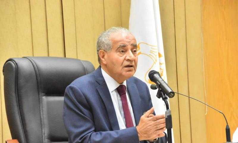 وزير التموين: ضخ السلع بكميات كبيرة بالمخازن ‏لتجنب أي أزمات في السلع التموينية قد تحدث عند سقوط الأمطار بغزارة