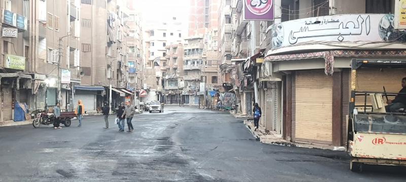 محافظ كفرالشيخ: الانتهاء من أعمال رصف شارع ”سعد زغلول” بدسوق | صور