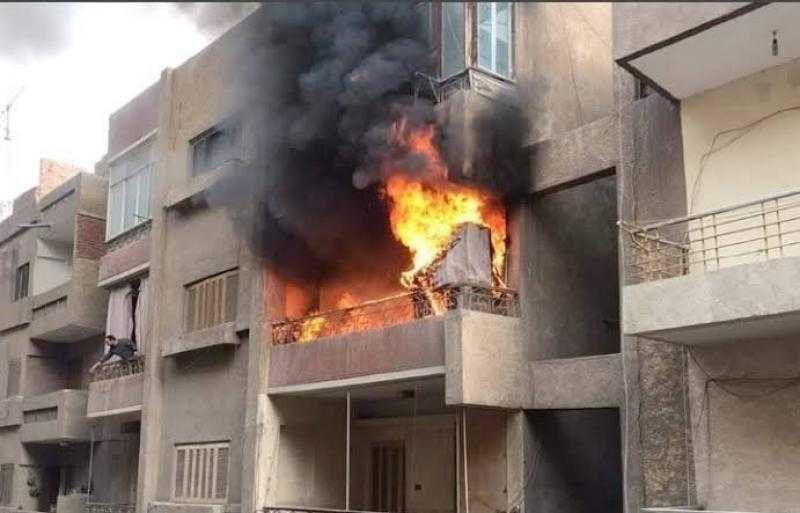 السيطرة على حريق داخل شقة سكنية بالوراق