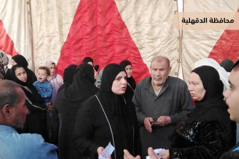 إقبال متزايد من الناخبين للتصويت في اللجان بقرى حياة كريمة في الدقهلية