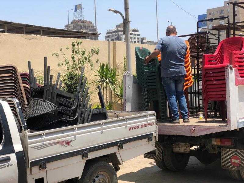 إزالة 224 إشغال طريق في مركز إيتاي البارود بمحافظة البحيرة