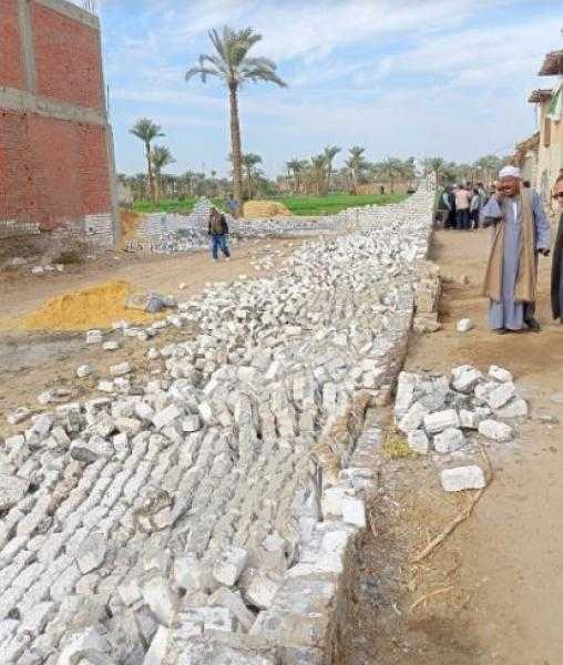 إزالة 17 حالة تعد وبناء مخالف بالفيوم