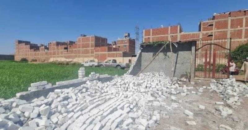 كفر الشيخ: إزالة 1060 تعديا بمساحة 110000 متر على أملاك الدولة