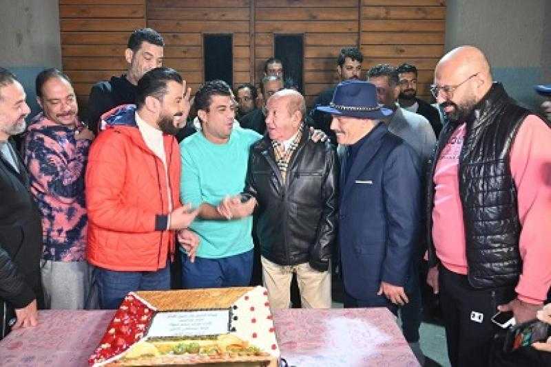 الاحتفال ببدء تصوير فيلم نور الريس بحضور مصطفى كامل ولطفي لبيب