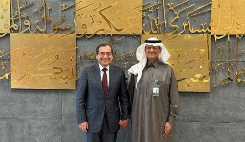 وزير البترول يعقد مع نظيره السعودي جلسة مباحثات بمقر وزارة الطاقة بالرياض