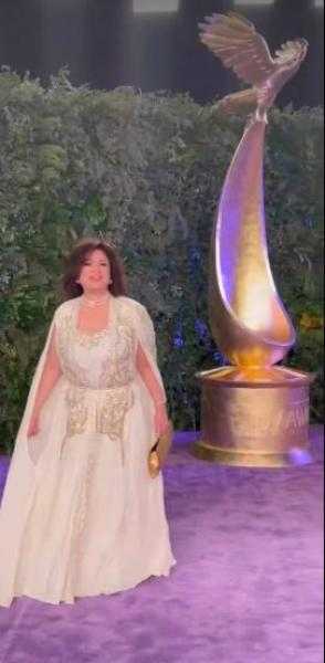 إلهام شاهين: سعيدة برؤية نجوم العالم في حفل joy awards