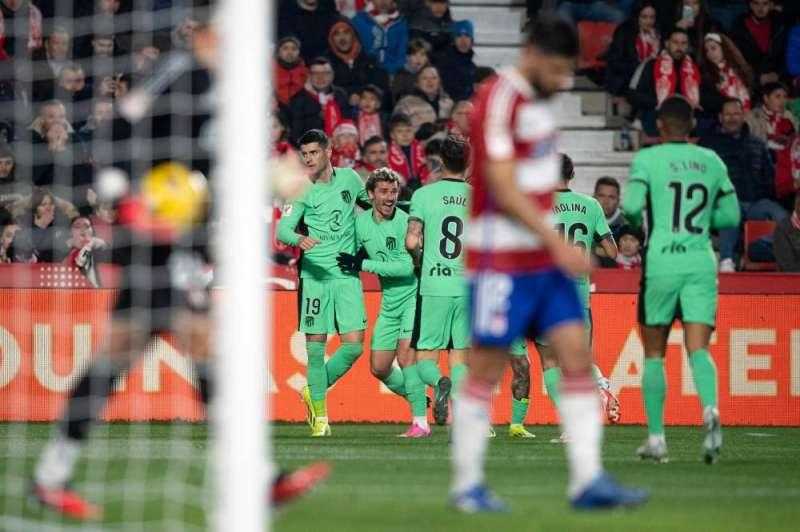 موراتا يقود أتليتكو مدريد للفوز على غرناطة بالدوري الإسباني