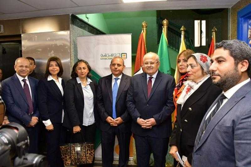 هشام عكاشة ومسئولو البنك المركزي يشاركون في افتتاح مشروعات التجديد والتطوير بقصر العيني