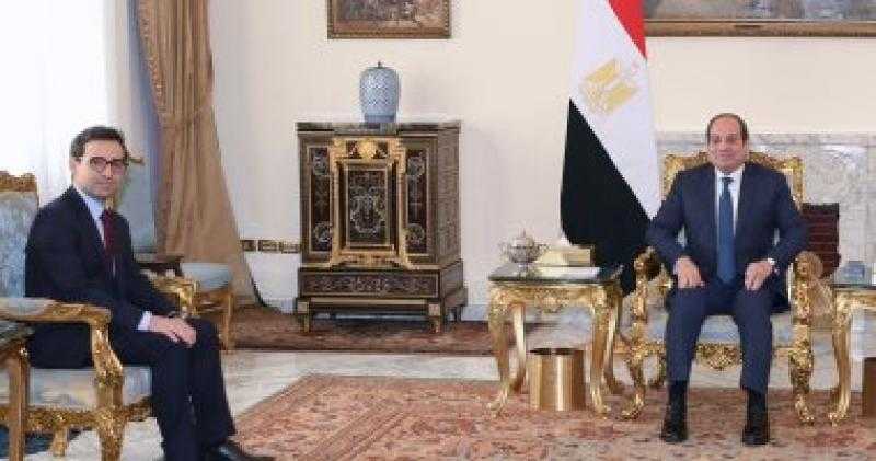 مصر وفرنسا تؤكدان رفضهما المطلق لتهجير الفلسطينيين من أراضيهم