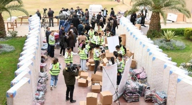 بدعم التحالف الوطني للعمل الأهلي التنموي.. اختتام فعالية المساعدات الإنسانية المقدمة لقطاع غزة