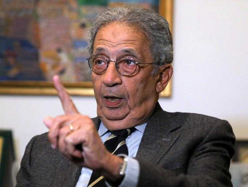 عمرو موسى: مصر لن تشارك في أي سياسة أو تحرك يضر القضية الفلسطينية
