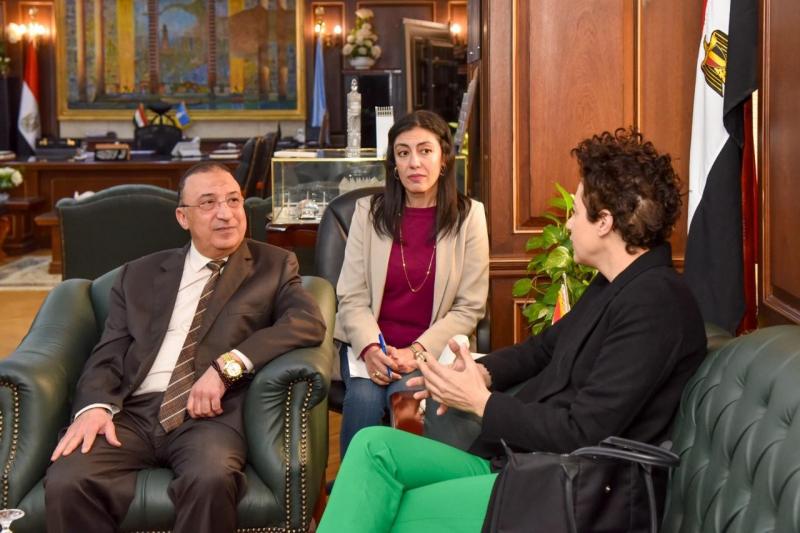 محافظ الأسكندرية يستقبل سفيرة قبرص بهدف إقامة تحالف بين المدن والجامعات في مصر واليونان والأردن وقبرص وفلسطين ولبنان