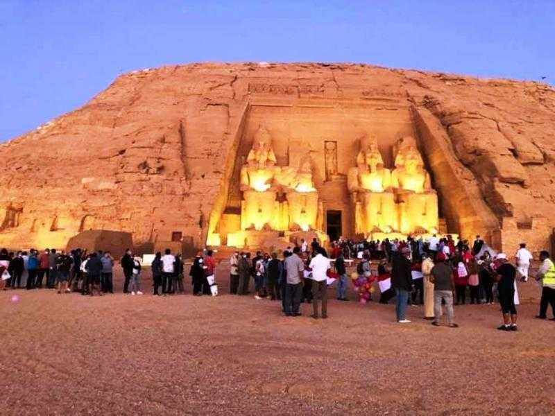 أسوان تستعد للمهرجان الفني لتعامد الشمس على وجه رمسيس الثاني.. 18 فبراير