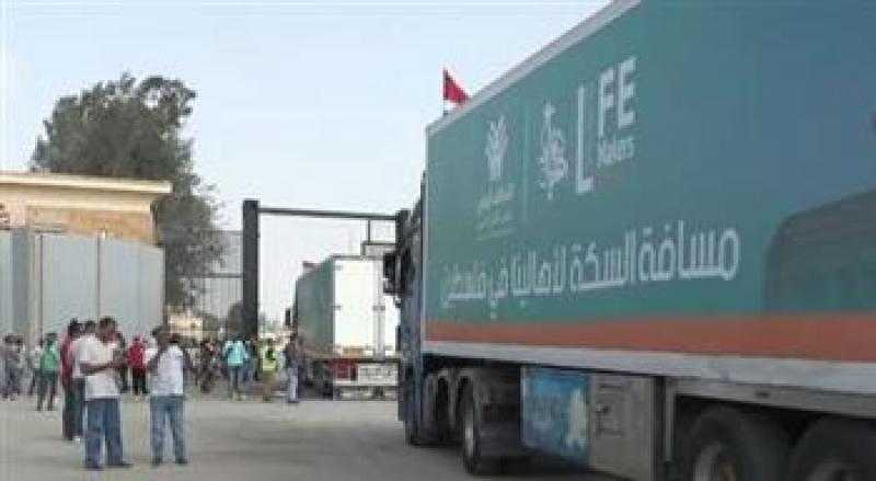 «التحالف الوطني للعمل الأهلي» يطلق القافلة الرابعة من قوافل المساعدات الإغاثية والإنسانية لقطاع غزة