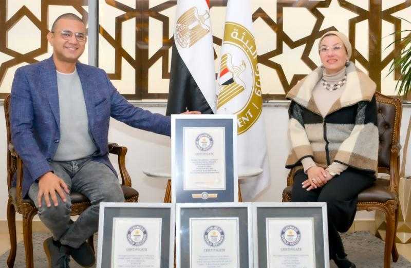 وزيرة البيئة تستقبل المغامر المصري على عبده وتعلن دعمها لمبادرة «الرحلة إلى 2030»
