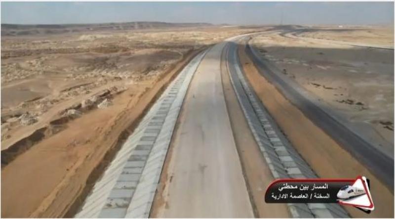 وزارة النقل تبرز حجم الأعمال بمشروع الخط الأول للقطار الكهربائي السريع.. صور