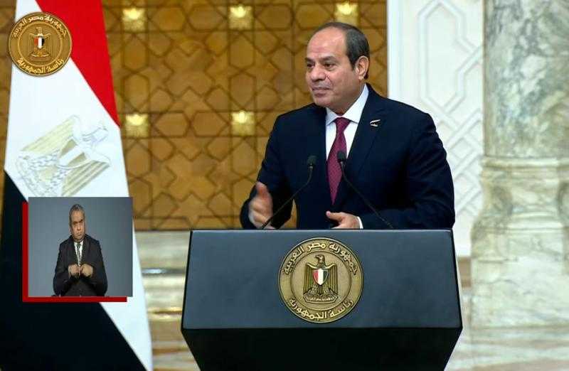 الرئيس السيسي: يجب وقف إطلاق النار في غزة وإطلاق سراح الرهائن وإدخال المساعدات