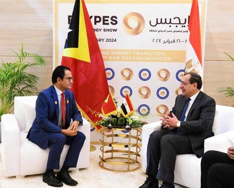 الملا يبحث مع نظيره بجمهورية تيمور الشرقية سبل دعم التعاون فى صناعة البترول