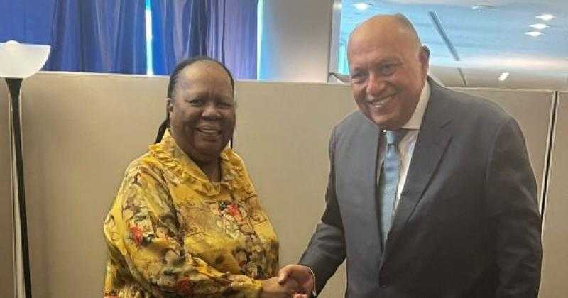وزيرة خارجية جنوب إفريقيا تُثنى على المواقف المصرية الداعمة للقضية الفلسطينية