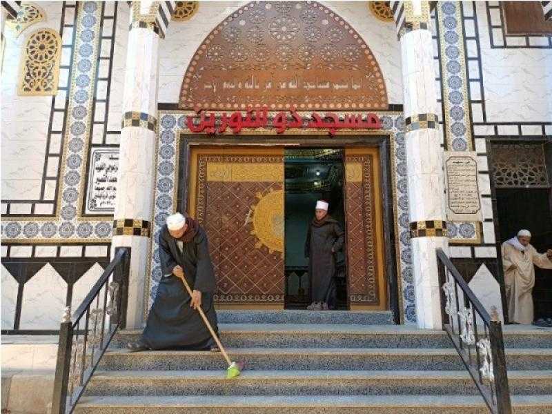 افتتاح عدد من المساجد بالمنيا استعداد لشهر رمضان لأداء التراويح