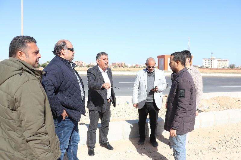 رئيس جهاز السادات يتفقد مشروعات الإسكان والمرافق والطرق وأعمال التطوير بالمدينة| صور