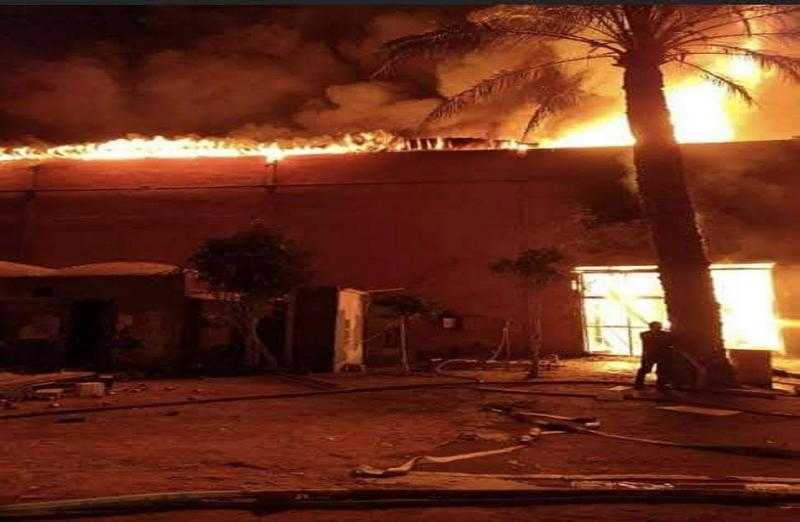 السيطرة على حريق شب في لوكيشن تصوير مسلسل الكبير أوي