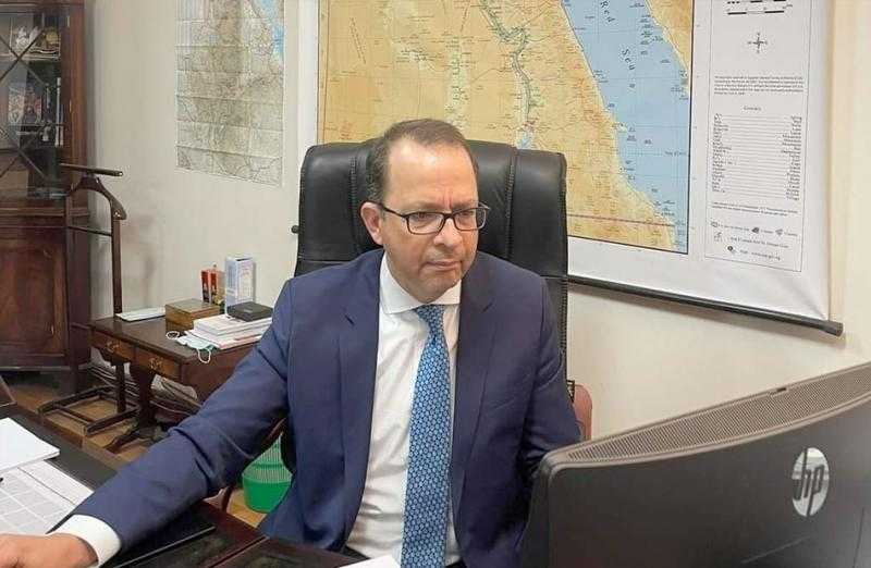 سفير مصر في إثيوبيا يبحث مخرجات قمة الاتحاد الإفريقي مع وفد من الاتحاد الأوروبي