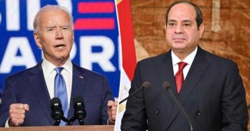 الرئيس السيسي وبايدن يتفقان على ضرورة تجنب توسع الصراع بالمنطقة واستعادة السلم والأمن بالإقليم